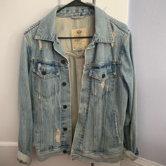 Old Navy Jackets & Blazers - Oversized distressed denim jean jacket